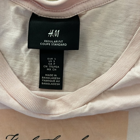 H&M Women’s Pink T-shirt - Picture 5 of 7